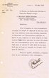 Courrier adressé le 24/05/1955 à A. Sagues