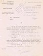 Courrier adressé le 10/12/1957 au Président de la Communauté Israélite de Tanger