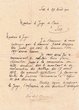 Courrier adressé le 29/08/1916 au Juge de Paix de Fez