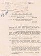 Note de service adressée le 09/08/1945 au Président du Tribunal Rabbinique de Mogador