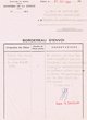 Bordereau d'envoi adressé le 25/10/1960 au Rabbin Juge Délégué de Essaouira