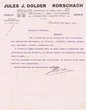 Courrier adressé  le 21/09/1912 à Mr Hatchwell