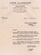Courrier adressé le 30/08/1950 à Jacob Hatchwell