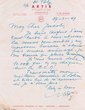 Courrier adressé le 27/01/1949 à Jacob Hatchwell