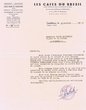 Courrier adressé le 05/10/1955 à Jacob Hatchwell