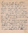 Courrier privé envoyé de Dénia le 20/01/1943