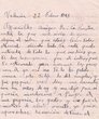 Courrier privé envoyé le 22/02/1945