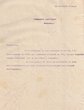 Courrier adressé le 30/11/1933 à la Companie Algérienne