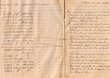 Cahier d'Etat Civil, classement de lettres importantes