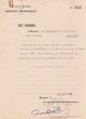 Courrier adressé le 19/10/1956 au Président du Tribunal Rabbinique de Mogador