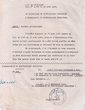 Courrier adressé le 09/09/1946 au Chef des Services Municipaux & Le Président du Tribunal Rabbinique