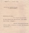 Courrier adressé le 04/07/1949 au Président du Club de Mogador