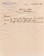 Courrier adressé le 12/10/1931 à Mr Sitbon de Casablanca