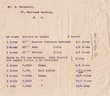 Note de commande vers 1920