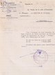 Courrier adressé le 25/02/1960 au Greffier du Tribunal Rabbinique