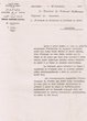 Courrier adressé le 16/09/1960 au Président du Tribunal du Sadad