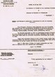 Courrier adressé le 14/05/1959 au Ministre de l'Intérieur de Rabat