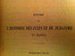 Etude sur l'histoire des juifs et du judaïsme au Maroc