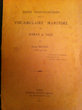 Notes lexicologiques sur le vocabulaire maritime de Rabat et Salé