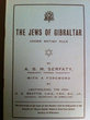 The jews of Gibraltar under british rule