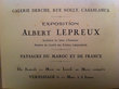 Invitation vernissage