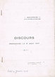 Discours prononcés le 5 aout 1917