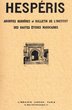 Hespéris 1959 Tome XLVI  part.1-2