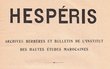 Hespéris 1944 Tome XXXI