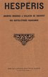 Hespéris 1924 Tome IV fasc.1-2-3-4