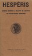 Hespéris 1940 Tome XXVII