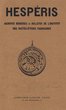 Hespéris 1938 Tome XXV  fasc.4