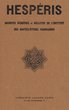 Hespéris 1937 Tome XXIV  fasc. 1-2-3