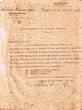 Lettre au senor Presidente de la comunidad israelita de Tanger