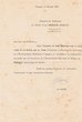 Lettre au Président de Comité de la communauté Israélite