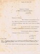 Lettre au Président de la Communauté Israélite e Tanger / envoi du 03.03.1955