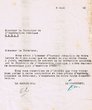 Lettre au Directeur de l'Instruction Publique de Rabat / envoi du 03.06.1952
