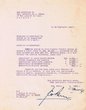Lettre adressée au Président de la Communauté Israélite de Tanger