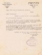 Lettre adressée au Président de la Communauté Israélite de Tanger