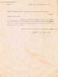 Lettre du 14/02/1939 adressée au Président de la Communauté Israélite de Tanger