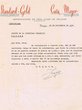 Lettre du 26/11/1954 adressée au Président de la Communauté Israélite de Tanger