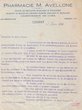 Lettre réclame pour produits de beauté et  parfum