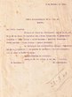 Lettre du 04/02/1941 adessée à l'Administrateur de la Région de Tanger