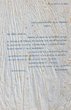 Lettre du 24/03/1941 adressée à l'Aministrateur de la Région de Tanger
