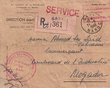 Courrier adressé à Mr Ahmed ben Saïd Tahraoui