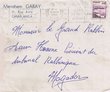 Courrier adressé à Mr le Grand Rabbin Aaron Hassin