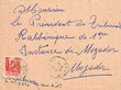 Courrier adressé au Président du Tribunal Rabbinique de Mogador