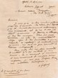 Lettre adressée le 02/11/1940 à Nissim Benzaglou