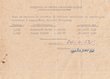 Récépissé de remise aux destinataires du 24/04/1952