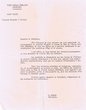 Courrier adressé en 1961 au Président de la Communauté Israélite de Casablanca