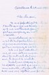 Lettre adressée le 29/05/1960 à un destinataire inconnu